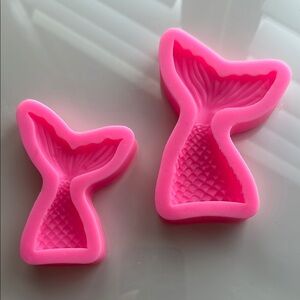 Pink Mermaid Tail Silicone Molds